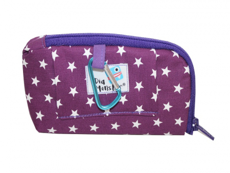 Preview: Tasche für DBLG1-Handset lila mit Sichtfenster