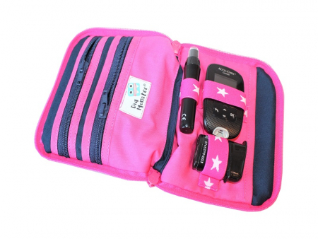Diabetes Tasche im kleinFORMAT Pusteblumen - rosa