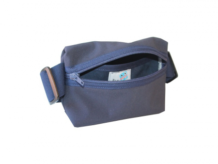 Preview: Gürteltasche Softshell -  uni blau