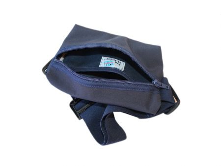Preview: Gürteltasche Softshell -  uni blau