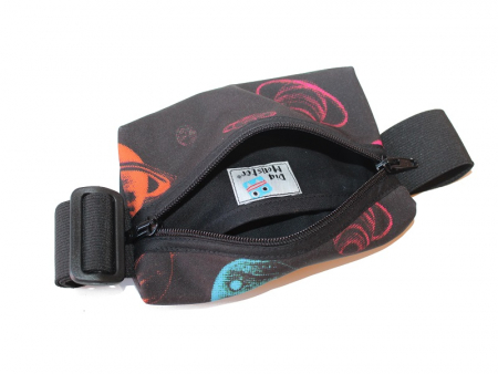 Preview: Gürteltasche Softshell - bunte Planeten
