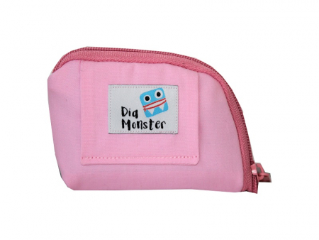 Pumpentasche uni Rosa