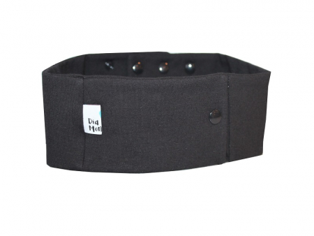 Sportband uni, schwarz