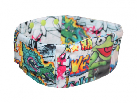 Sportband mit Fach für Traubenzucker - Graffiti