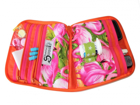Preview: Diabetiker Zubehörtasche Flamingo