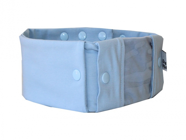 Sportband mit 2 Einsteckfächern, uni hellblau