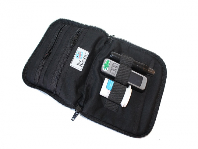 Diabetes Tasche im kleinFORMAT Skulls, bunt, schwarz