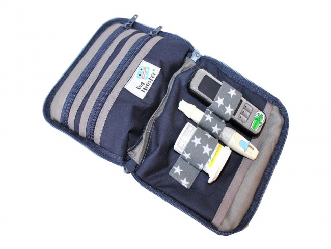 Diabetes Tasche im kleinFORMAT Pusteblumen