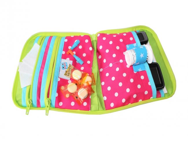 Diabetes Tasche, Flamingo grün