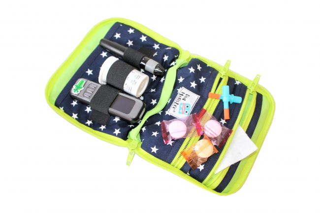 Diabetes Tasche, Softshell, Frosch und Graffiti