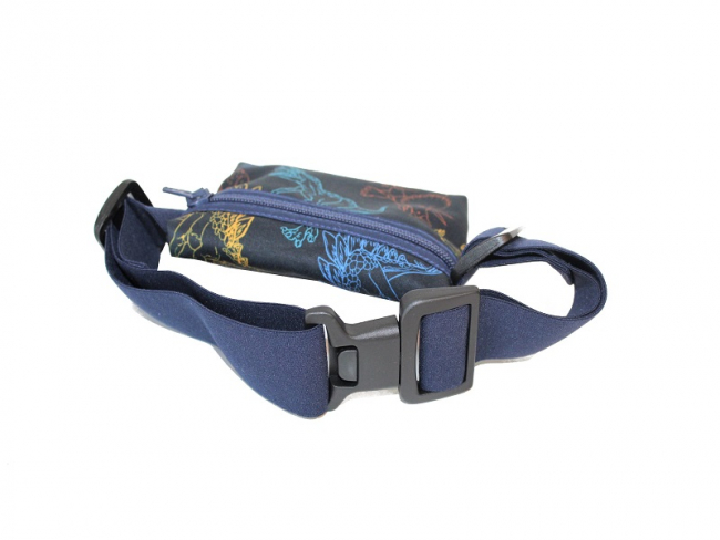 Gürteltasche Softshell bunte Dinos