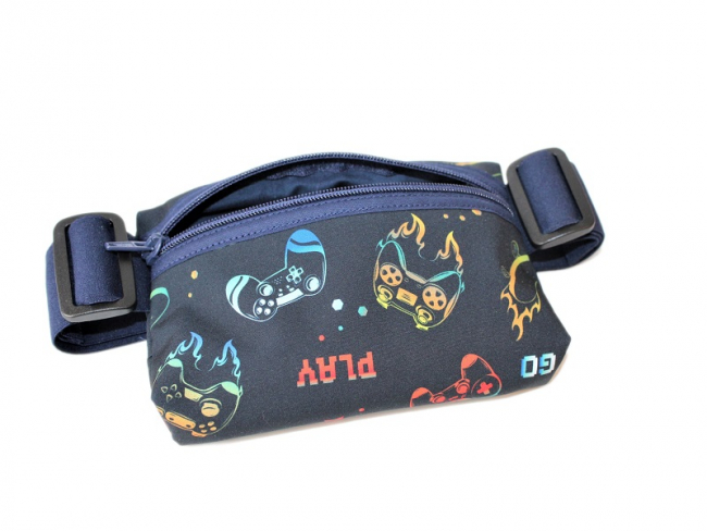 Gürteltasche Softshell cool - gaming - blau