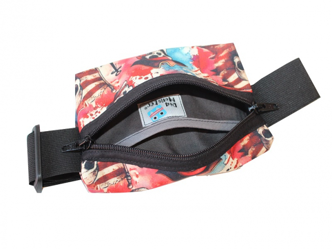 Gürteltasche Softshell - Piratenskull