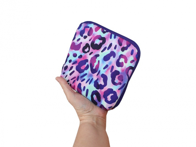 Diabetes Tasche im kleinFORMAT mit Leomuster