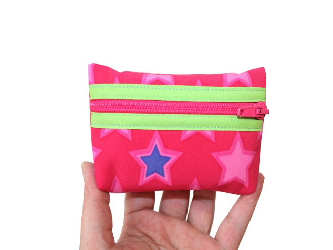 Insulinpumpentasche, Softshell, pink