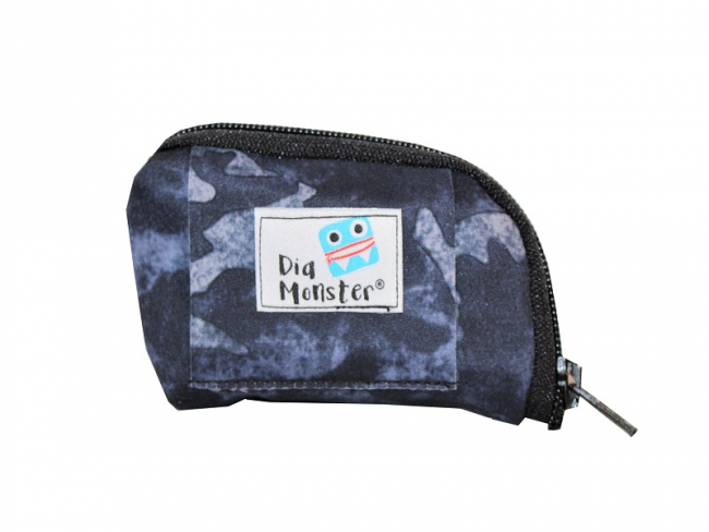 Pumpentasche, Tarnfarbe, blau
