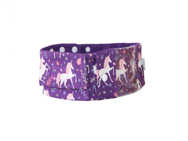 Sportband mit Fach für Traubenzucker - Einhorn