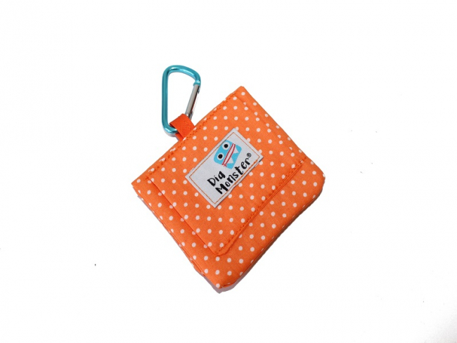 Traubenzucker Tasche - Sterne, mit Karabiner