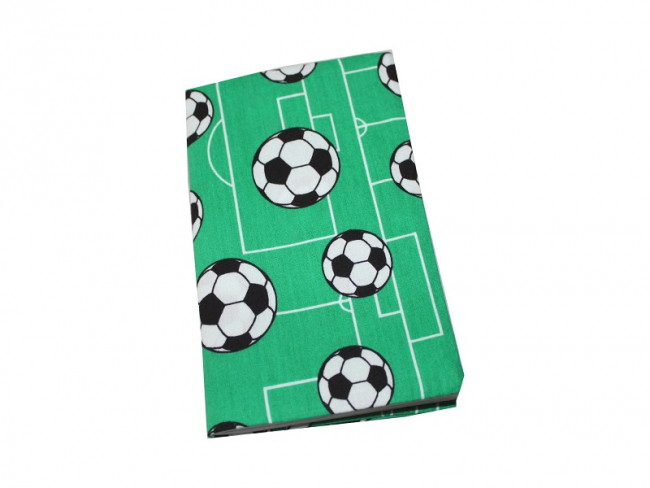 Tagebuchhülle Fussball grün
