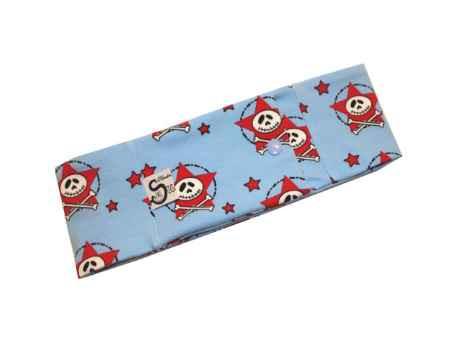 Sportband Piratenkopf