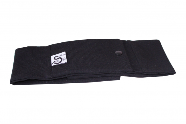 Sportband uni, schwarz